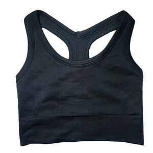 SPANX Seamless Sculpt Ribbed Medium Impact Pull-On Sports Bra